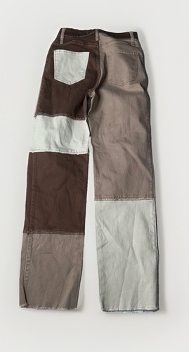 Hollister patchwork dad jeans - patchwork,