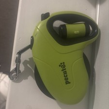 Pecute Retractable Dog Leash 10m / 39.3 ft with Reflective Strips Poo Bag Holder