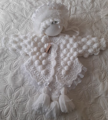 Newbaby cardigan and bonnet - newbaby,