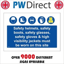 SIGN Safety Helmets Boots