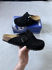 Black Birkenstock Bostons