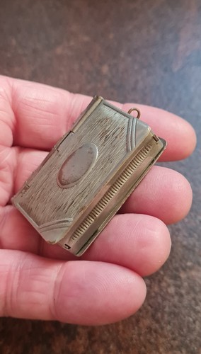 Antique book vesta stamp - antique,