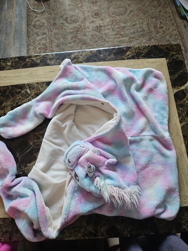 Tie dye multicoloured unicorn - tie-dye,