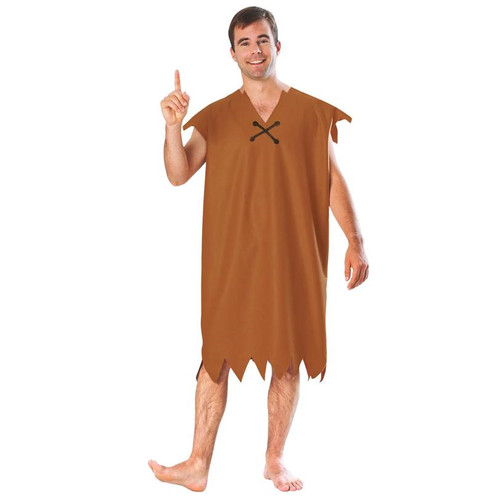 Men barney rubble costume - men's,