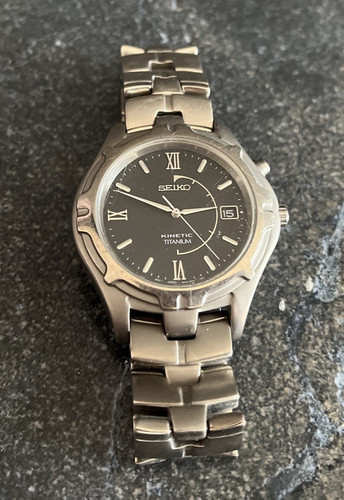 Seiko kinetic men watch - seiko, men's