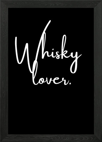 Whisky lover framed wall art - lover,