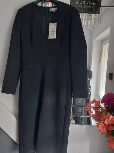 Zara black neck - long, sleeve