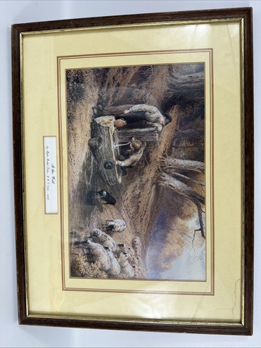 Vintage framed myles birket - vintage,