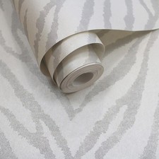 Statement Dazzle Off White Wallpaper Animal Print Zebra Paste The Paper 
