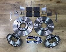 FORD CORTINA FRONT DISC CONVERSION KIT INC AP M16 STYLE SOLID CALIPERS RACE