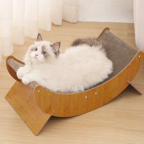 Cat lounger scratching post - cat,