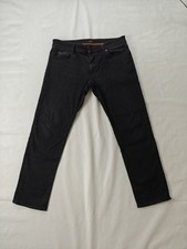 Men's Hugo Boss Maine W34 L29 Stretch Tapered Leg Black Denim