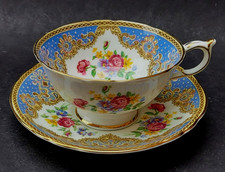 VINTAGE BONE CHINA PARAGON HONITON CUP AND SAUCER