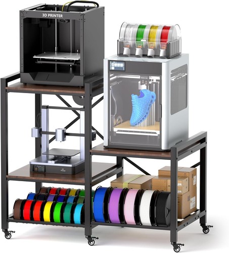 Printer stand with filament - 3d,