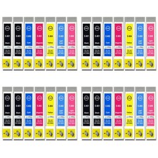 28 Ink Cartridges (Set+Bk) for