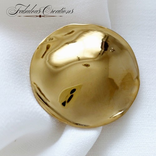 Gold tone geometric - geometric, round