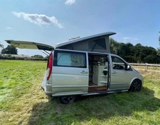 MERCEDES VITO 2.2 4 BERTH POP TOP CAMPER FREE AWNING