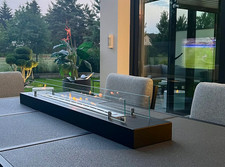 Bio fireplace insert with