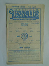 Rangers v Third Lanark 1958/59 Division 1