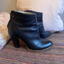 Ted Baker RRP £120  Black Leather Boots Size 5