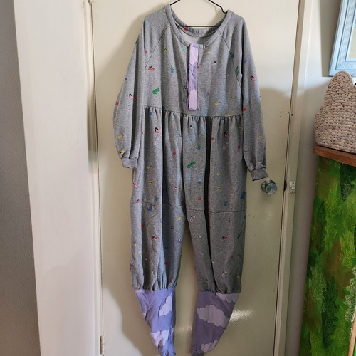 Upcycled jumpsuit made from - , 3