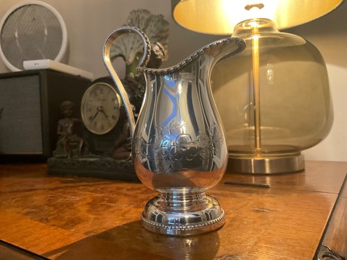 Vintage silver plated floral - plated,