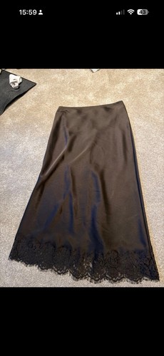 Zara chocolate brown skirt - chocolate,