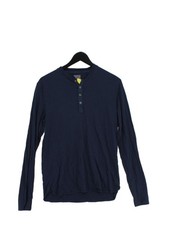 Hartford Men's T-Shirt S Blue 100% Cotton Basic