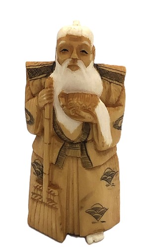 Old antique japanese carved - antique,