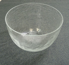 Decorative Crackle Glass Bowl