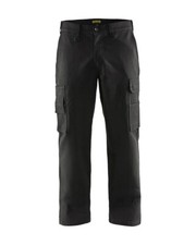 Blaklader Essential Cargo Utility Work Trousers 100% Cotton Black C146 31W/32L