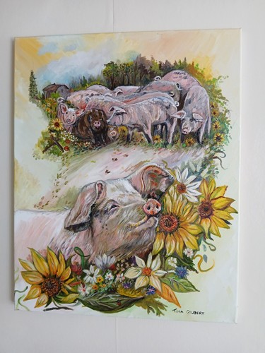 Original oil painting - oil, on