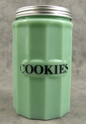 Jadeite green glass - glass, cookies