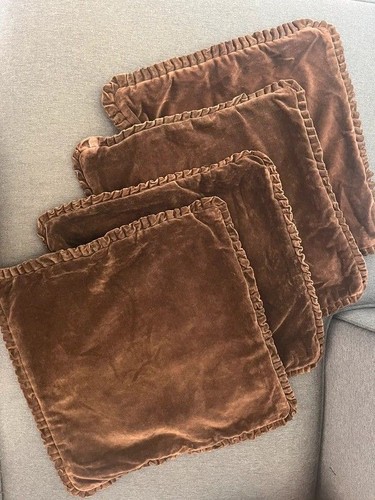 Vintage brown lister velvet