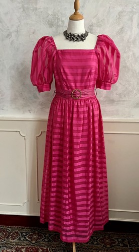 Vintage 1980 hot pink - vintage, satin