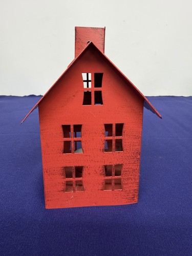 Red metal lantern mini - lantern,