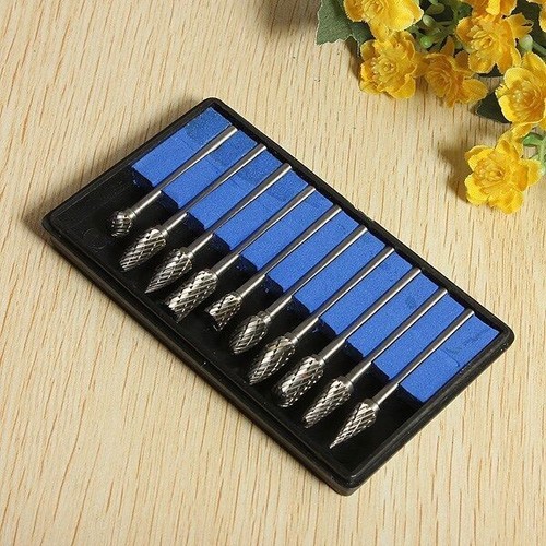 10pcs tungsten carbide - carbide, burr