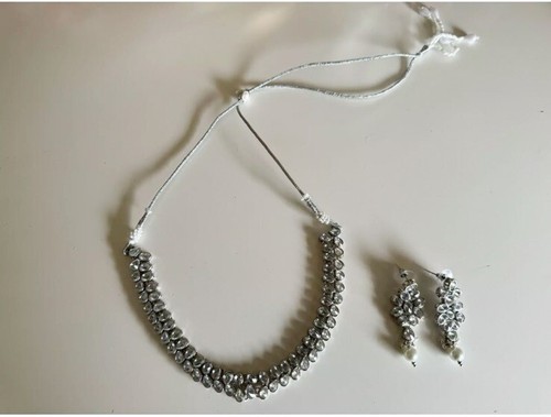 Indian silver jewellery - silver, set