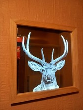 Wood Framed Engraved Backlit