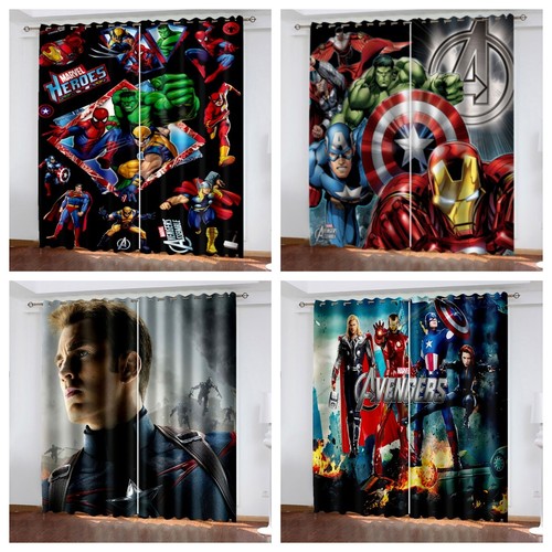Kids curtains marvel the - curtains,