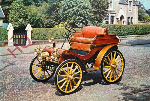 Picture postcard vintage car - postcard;,