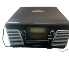 Steepletone USB Roxy 1 3 speed record player with Mw-Fm radio Black ?