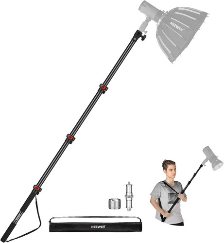 Neewer 5ft 230cm boom pole - neewer, 7.5ft/230cm