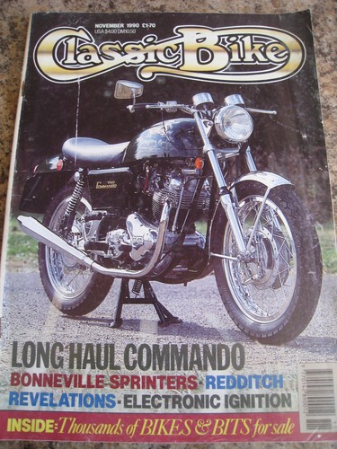 Classic bike nov 1990 - classic, commando