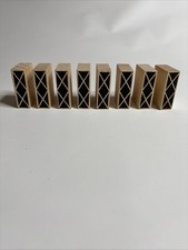 wooden train track bridge