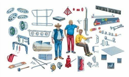 Italeri trucks scale - italeri,