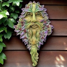 Winters watch green man - green, wall