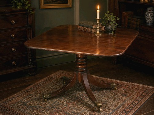 Antique regency mahogany tilt - regency,