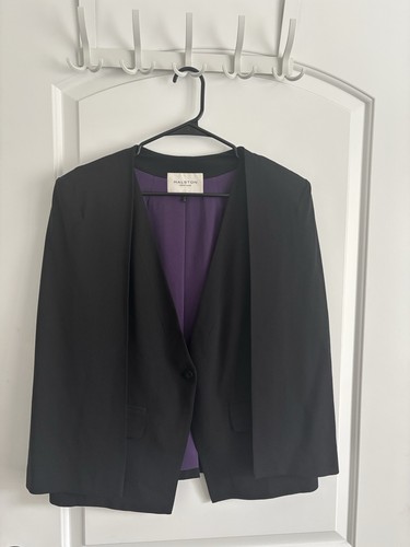 Halston heritage cape blazer - cape,
