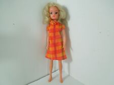 Vintage Sindy (Fun Time ?) Doll Made in Hong Kong 1974 ~ Summery Days Dress